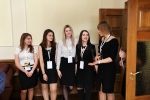 Студенты-гиды ФНМ МГУ на церемонии закрытия